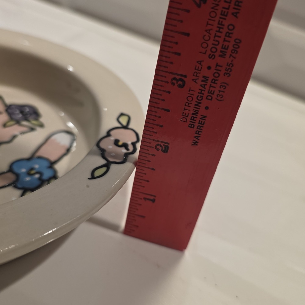 Pink & White Cat ceramic bowls licenced Rosenthal Represents 2002 Debby Carman - Picture 7 of 10